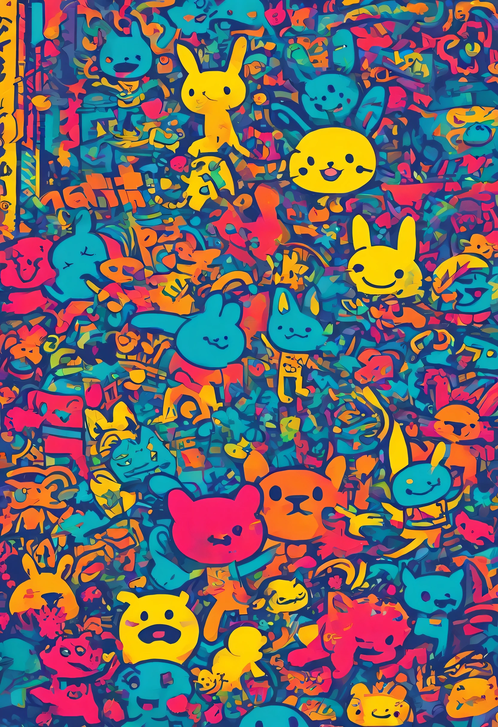 There was a cute one with a dog, Fique em uma rua tranquila da cidade,Arte de graffiti bonito em tela cheia,Drawn approximate lines by Mr... Graffiti e Keith Haring, Azul pequeno, Stickman, jovem, bonitinho, antropomorfo, ,sketches, Sharpie-Illustration, MBE-Illustration, Linhas em negrito, Estilo de beleza Grunge, Mixed patterns, Text and emoji installations,32 TSD.