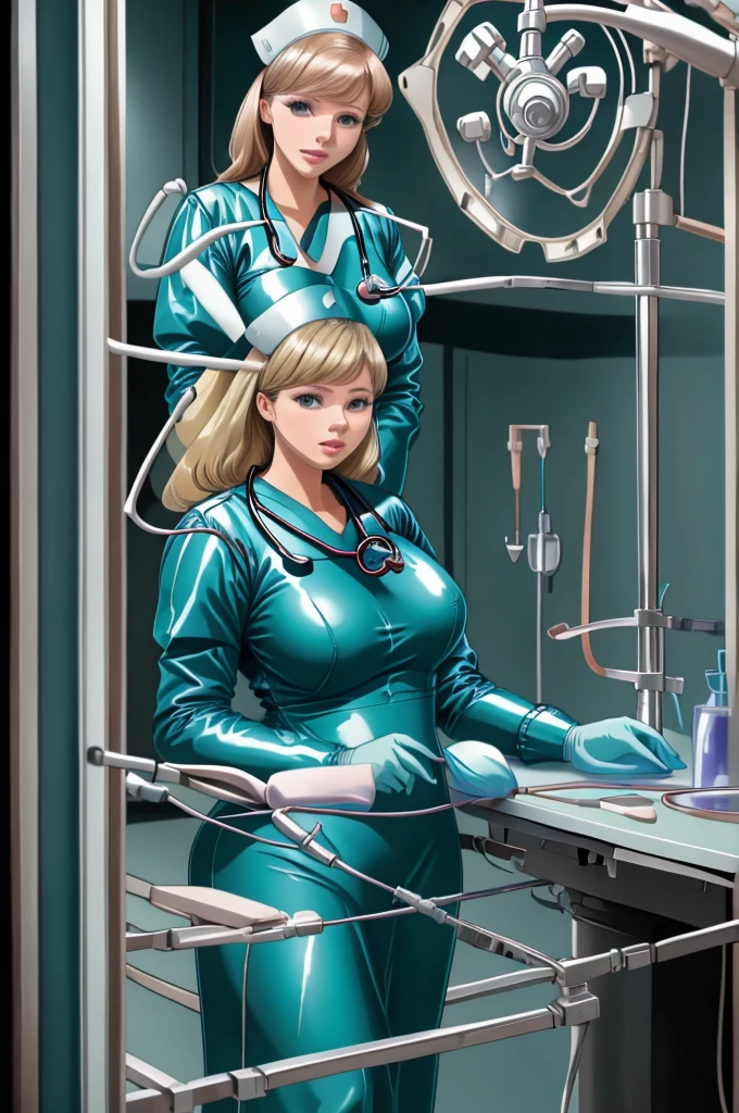 nurse uniform,hospital, latex nurse suit,nurses,busty,elbow gloves,labcoat,blonde hair woman,red eyes , gigantic ,medical instruments,asian nurse,two nurses,speculum,examination room,oversize ,big ass ,strap on, lay on table ,legs spreaded,giving birth,gyno chair , dentist,Milf,latex,black uniform,oversize breasts