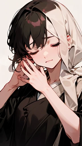 Eyes closed