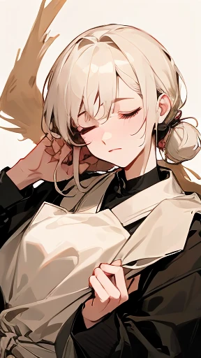 Eyes closed