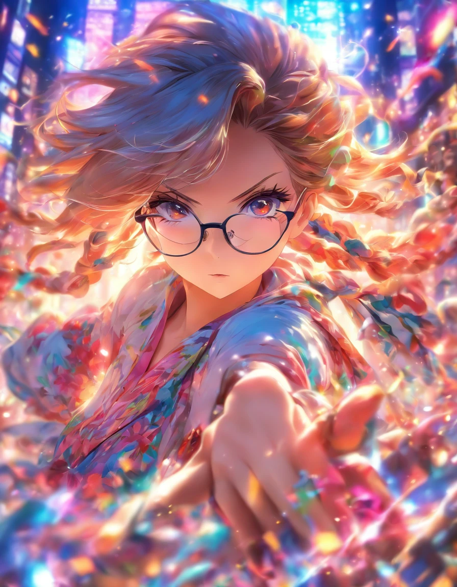 Glasses能力解放 woman Glasses cloth
