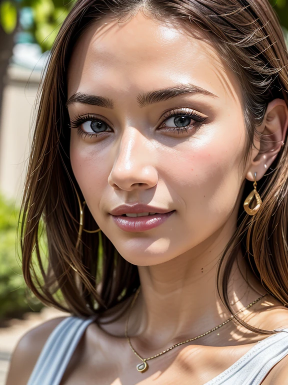 (8k、RAWE Photo、Highest quality、masterpiece:1.2)、(Real、Photorealistic:1.37)、Super detailed、Ultra-high resolution、1 girl、Beautiful detailed face、(Feather Cut: 0.6)、Professional Lighting、The lighting is bright、actresodel、naked、whole body姿、Wide-angle shot、Daytime、bright、 simple background ,Simple Background、full body,40-year-old woman、From the side、Sideways shot、Mature Woman、American、Blonde、Stand up straight、whole body、Arms are straight、profile、whole body、