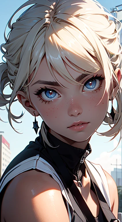 4K, high resolution, Best quality, Masterpiece, perfect colors, perfectly shaded, Perfect lighting, posted on e621, (by Chunie), anthro, ((Portrait)), ((Handsome man)), perfect male figure, short detailed hair,Wear men's shorts,Abusculature,Detailed face, Perfect face, (The stands up), Detailed background, ((Bonifasko lighting)), (Detailed eyes), perfect pupils,suntanned skin