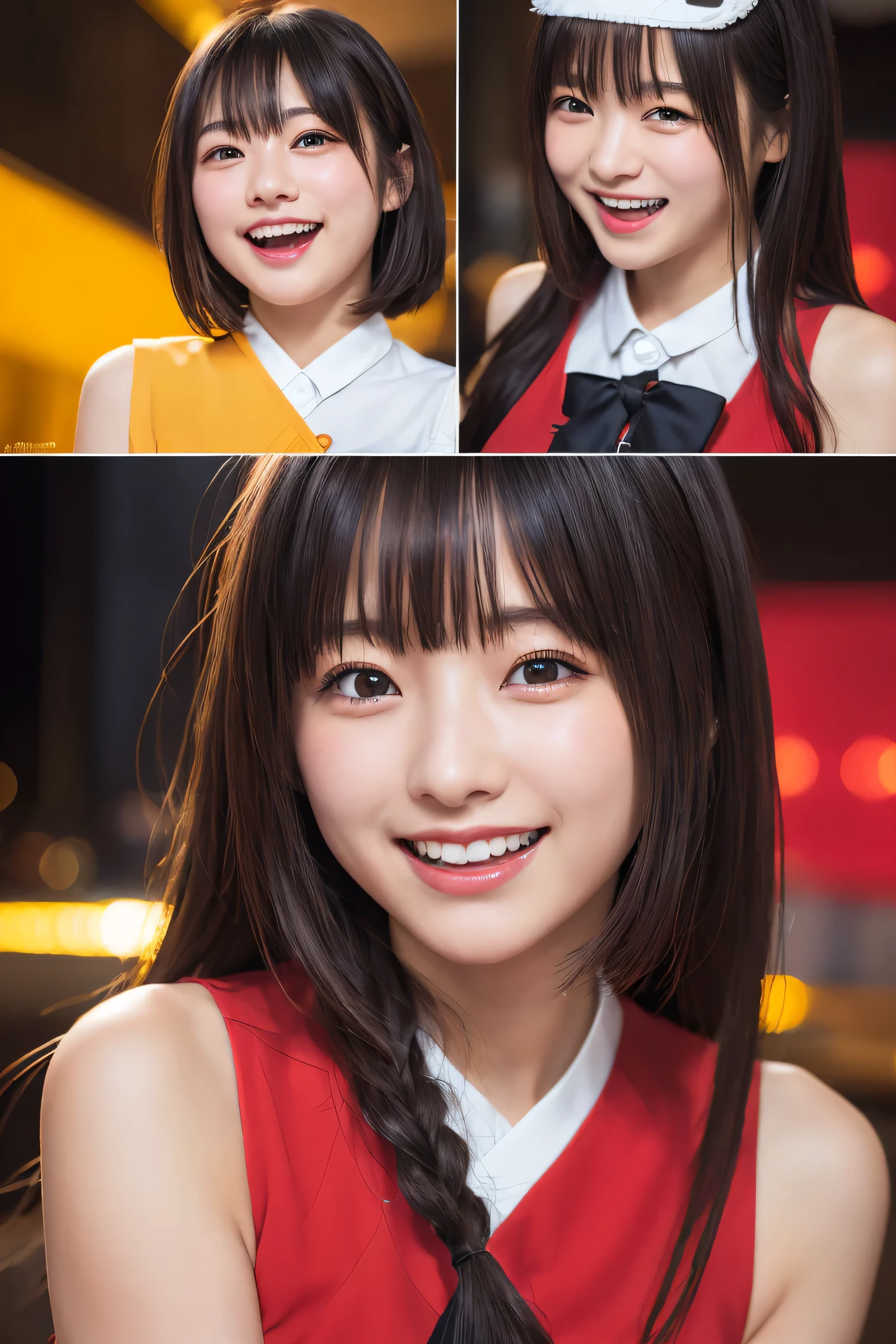 (8k, Ultra-high resolution, highest quality, masterpiece:1.2),(18-year-old:1.2)、(Insincere laughter)、(avert your eyes)、8k、Japanese girl's life々Beautiful portrait、Photorealistic、Ultra-high resolution、highest quality、 (Huge breasts, Cleavage:1.2),(Swimsuit :1.3)、(View from below:1.2)、Sitting in a chair、Arms crossed、(Panty shot:1.2)、(Luxury Cafe:1.4) break (Natural skin texture、Detailed skin、Hyperrealism、Ultra Sharpness)、Intricate details、Depth of written boundary、Dim lighting、Korean Idol、Nogizaka Idol、Gravure idol pose、actress、Fashion model posing、To be、Italian Sea、Hawaiian Ocean、Cafe、restaurant