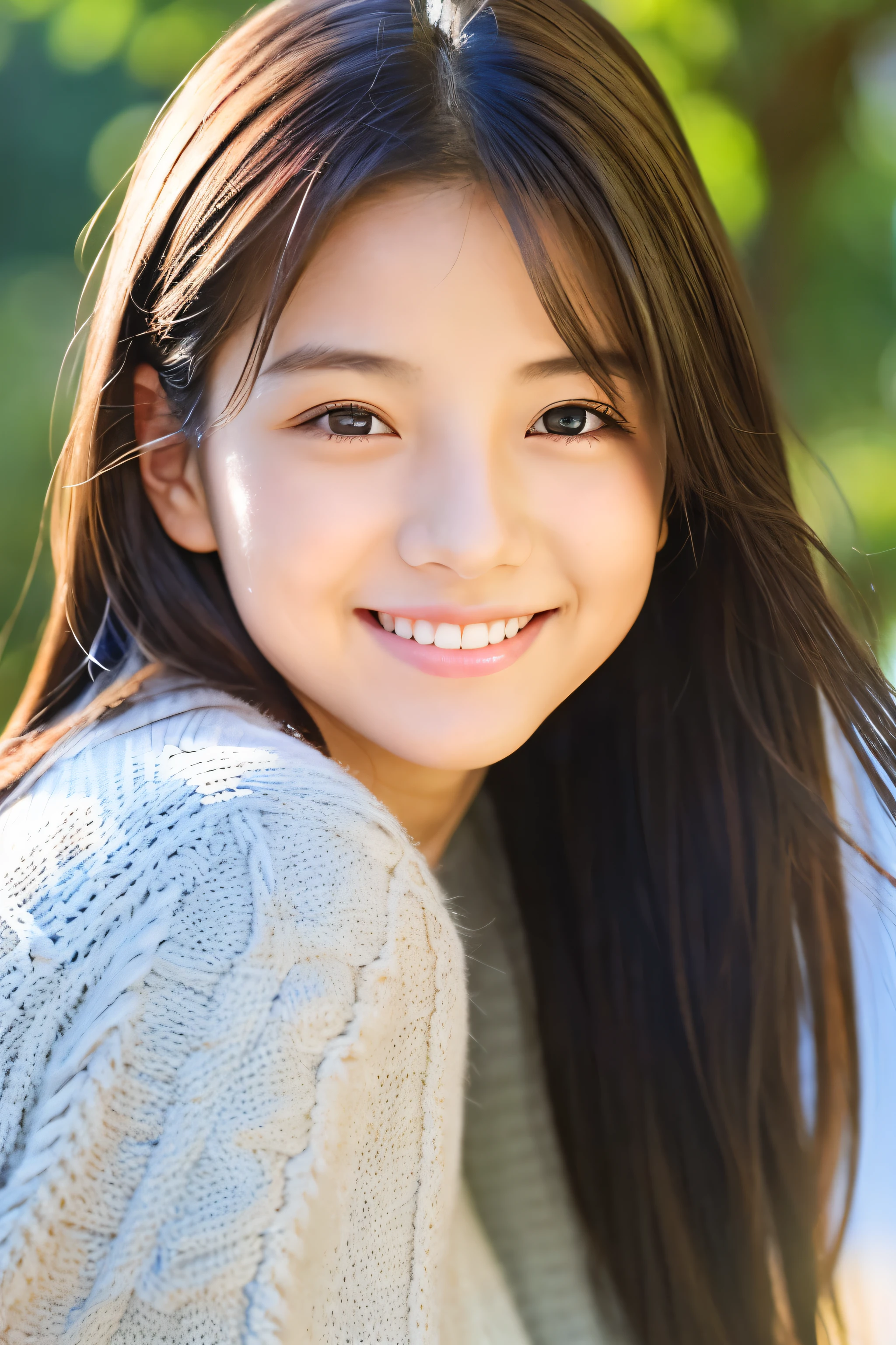 18age、smile、beautiful、Shining eyes、stare、,Clit Eyes、