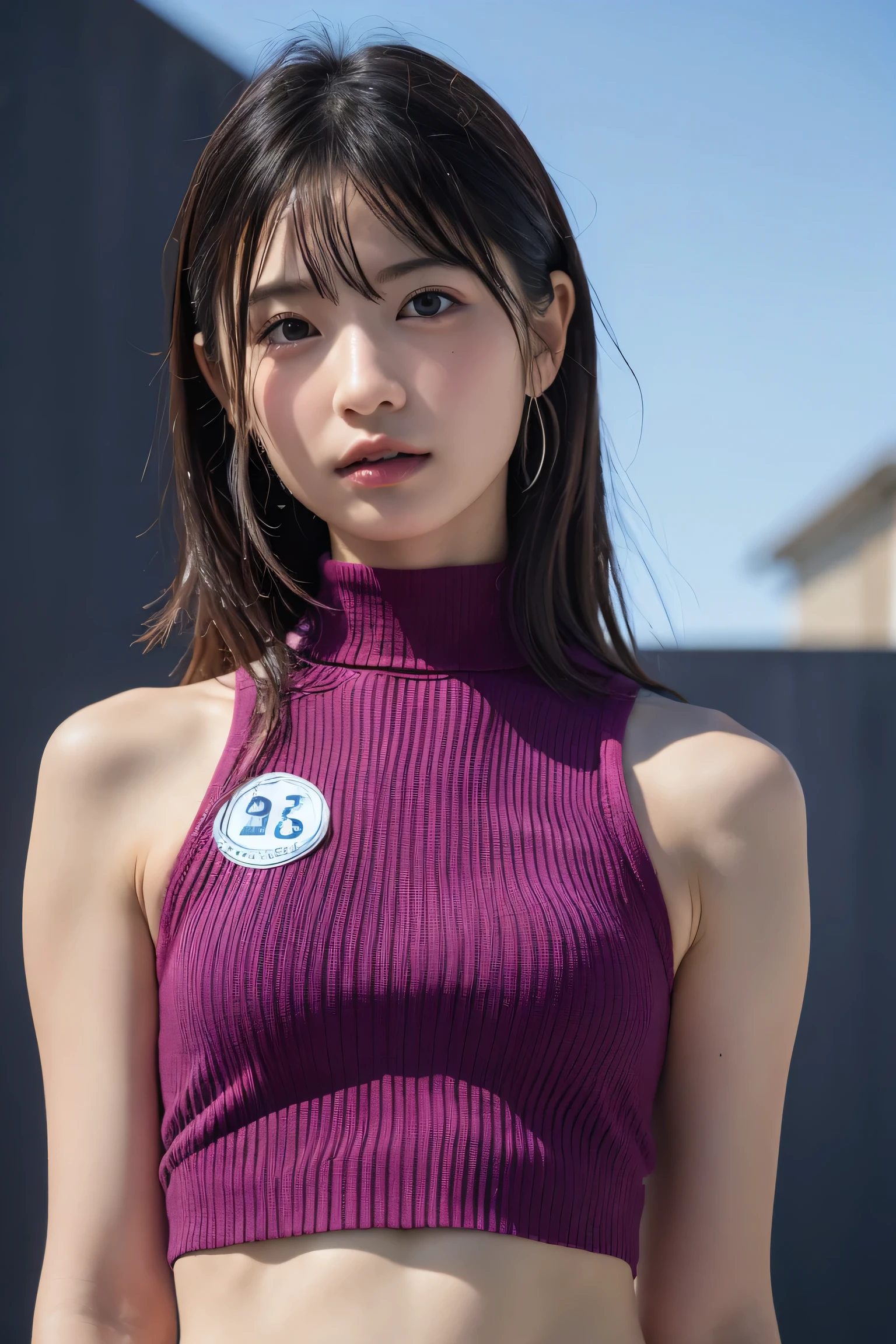 (8k, RAW Photos,highest quality, High resolution:1.1), (Super realistic:1.4),(Realistic, Realistic:1.3),Japanese beauty、Rhythmic Gymnastics Club、Rhythmic Gymnastics Uniform、((Upper Body:1.3))