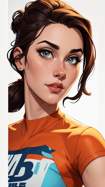 estilo de desenho animado:1.2), draw ART Artline fundo branco mulher Imagem de desenho animado de uma mulher , roupas sensuais , garota super valente destemida , cartoon style illustration, estilo de arte dos desenhos animados, estilo de arte dos desenhos animados, digital illustration style, design de personagens altamente detalhado, arte digital detalhada fofa, City fan art, design de personagem retrato, beautiful digital illustration, retrato de alta qualidade, arte em quadrinhos, retrato do design do personagem, white background Busty without clothes and medium breasts cartoon style female character dressed in Fallout 4 uniform