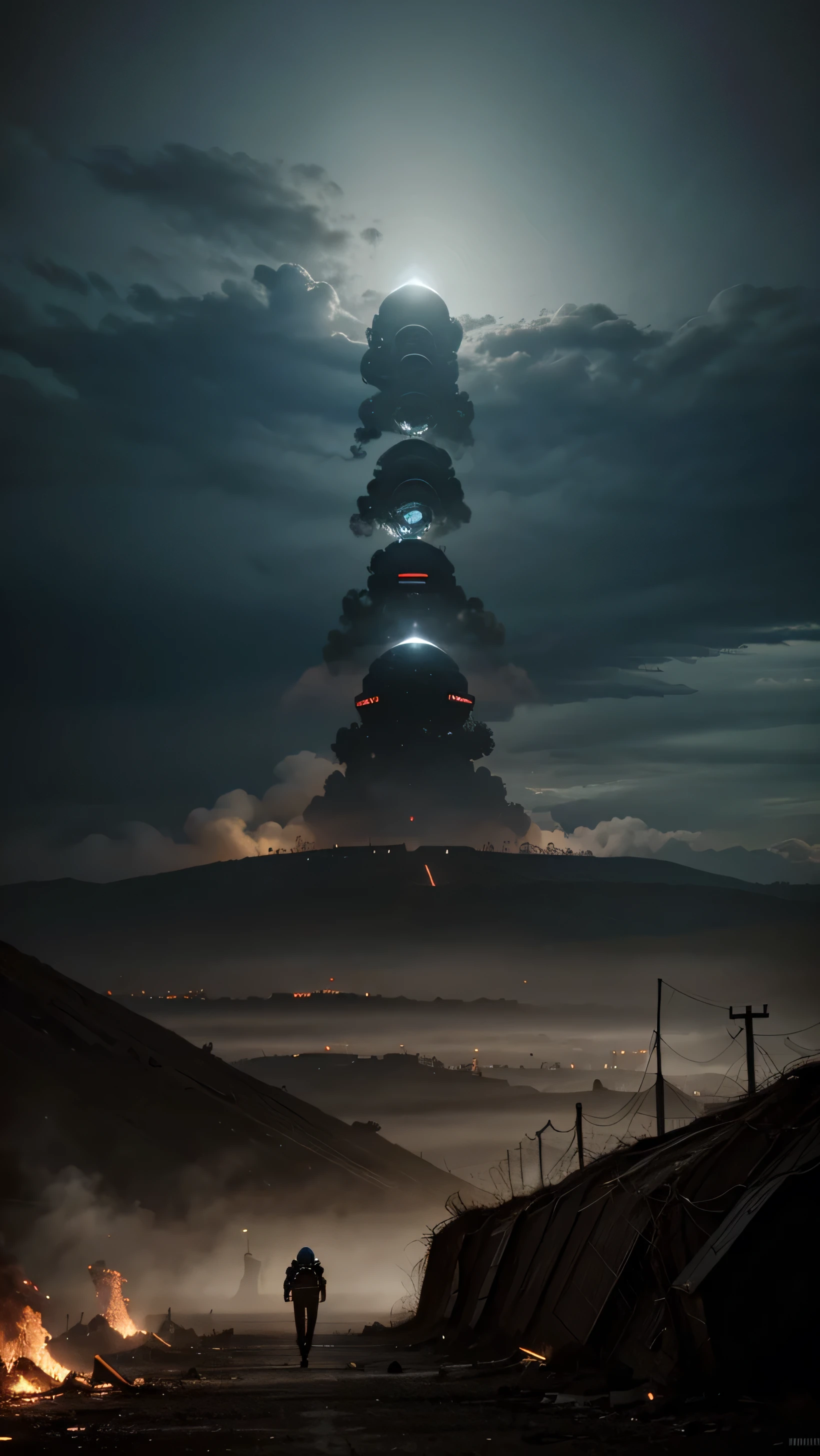 Apocalypse in world with alien attack