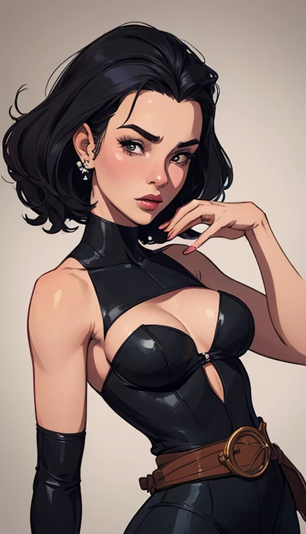 Cartoon style digital illustration style GTA digital style, estilo atompunk design de personagens altamente detalhado, arte digital detalhada coragem, Forest fan art, Design de personagens de retrato, beautiful digital illustration, retrato de alta qualidade, Arte em quadrinhos, mulher jovem cabelo com transas lindas . Queen Anna of ArendelleBeautiful lined eyes Medium large bust and wonderful sexy clothes. image expression of sexual desire from waist to head illustration Queen Anne of Arendelle atompunk style Fallout 4 style pose playboy magazine with beautiful breasts without clothes wonderful breasts Character Christina Ricci black hair style Morticia AddamsCartoon image of a woman .cartoon style illustration, estilo de arte dos desenhos animados, estilo de arte dos desenhos animados, digital illustration style, design de personagens altamente detalhado, arte digital detalhada fofa, City fan art, Design de personagens de retrato, beautiful digital illustration, retrato de alta qualidade, Arte em quadrinhos, jovem expressando desejo sexual. Corpo inteiro escultural