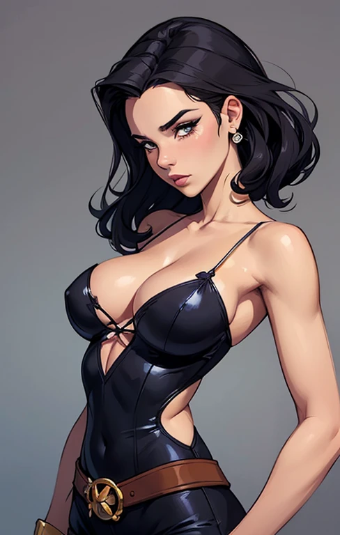 Cartoon style digital illustration style GTA digital style, estilo atompunk design de personagens altamente detalhado, arte digital detalhada coragem, Forest fan art, Design de personagens de retrato, beautiful digital illustration, retrato de alta qualidade, Arte em quadrinhos, mulher jovem cabelo com transas lindas . Queen Anna of ArendelleBeautiful lined eyes Medium large bust and wonderful sexy clothes. image expression of sexual desire from waist to head illustration Queen Anne of Arendelle atompunk style Fallout 4 style pose playboy magazine with beautiful breasts without clothes wonderful breasts Character Christina Ricci black hair style Morticia AddamsCartoon image of a woman .cartoon style illustration, estilo de arte dos desenhos animados, estilo de arte dos desenhos animados, digital illustration style, design de personagens altamente detalhado, arte digital detalhada fofa, City fan art, Design de personagens de retrato, beautiful digital illustration, retrato de alta qualidade, Arte em quadrinhos, jovem expressando desejo sexual. Corpo inteiro escultural