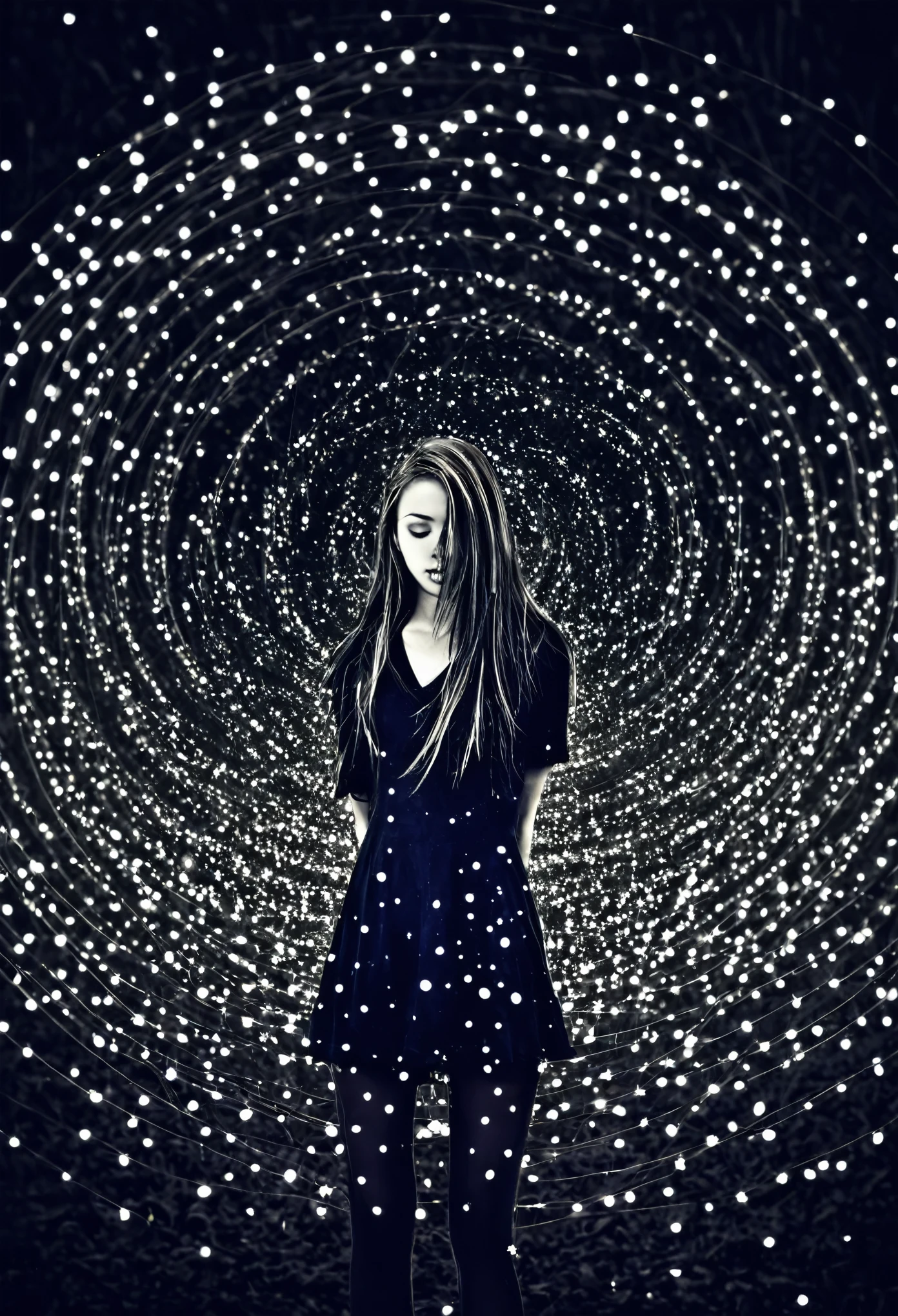 Make a abstraction of a person whois bold yet shy .has very small friends circle but is very loyal to everyone.is lonely but likes self companionship.realizes the world is too harsh yet trying find her own peace