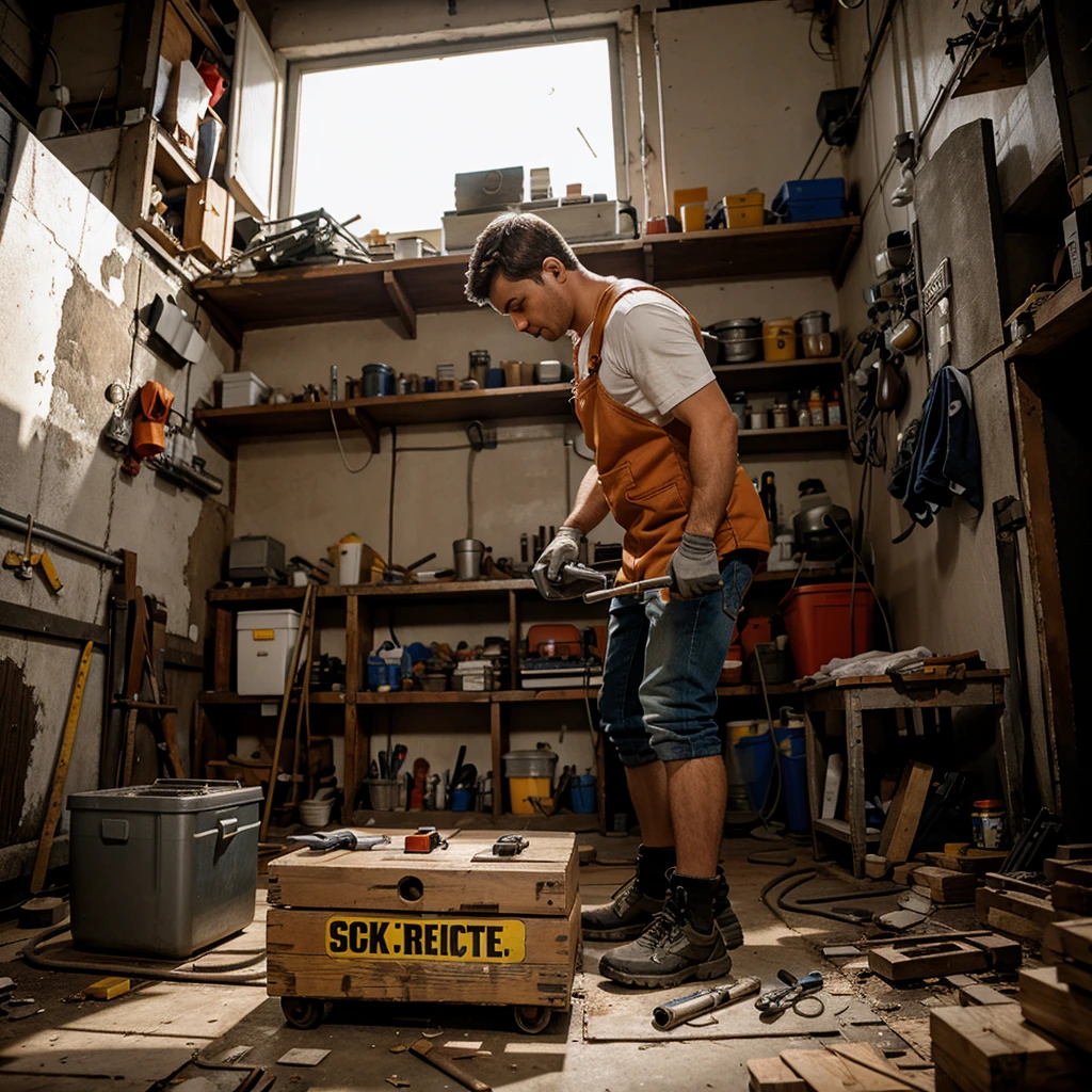 Power tools repairing background