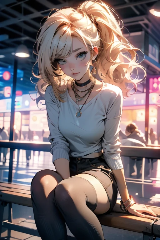 Relaxed character and white cat　anime girl sitting on a bench looking at the stars, anime art wallpaper 8 k, anime art wallpaper 4k, anime art wallpaper 4 k, 4k anime wallpaper, anime wallpaper 4k, anime wallpaper 4 k, anime style 4 k, 4 k manga wallpaper, watching the sun set. anime, anime girl desktop background, anime wallpaper, anime background