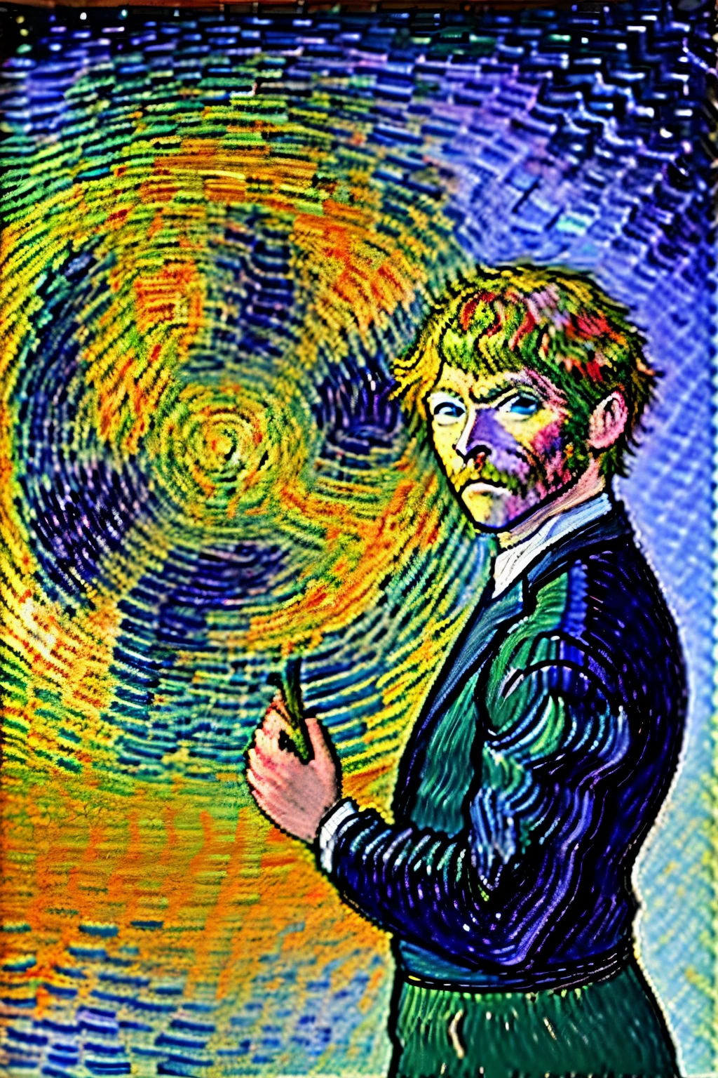 van gogh&#39;Excellent production quality&#39;s Grasova version, van gogh starry night style