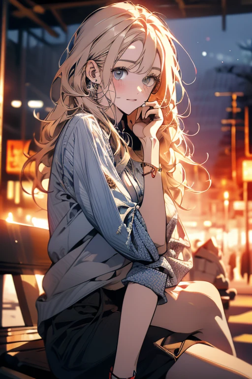 Relaxed character and white cat anime girl sitting on a bench looking at the stars, anime art wallpaper 8 k, anime art wallpaper 4k, anime art wallpaper 4 k, 4k anime wallpaper, anime wallpaper 4k, anime wallpaper 4 k, anime style 4 k, 4 k manga wallpaper, watching the sun set. anime, anime girl desktop background, anime wallpaper, anime background
