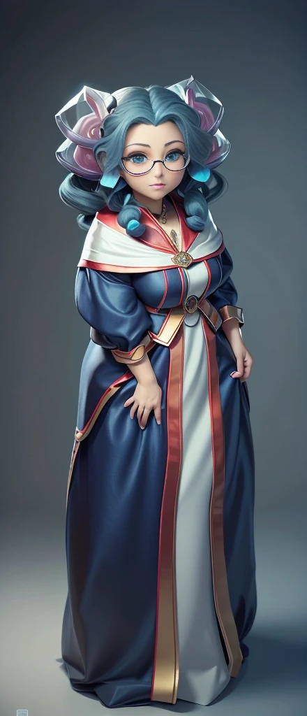 Blue Hair Surrealism, Character table, Reference Table, Standing painting, 8k, Super Detail, 1080P, Women HD, 4K, 8k, 16k, high resolution, best quality, high quality, Anatomically correct, masterpiece, precise, Ultra HD,grace,Unreal Engine,Delicate face,Long braids,slim,Long legs,miniskirt