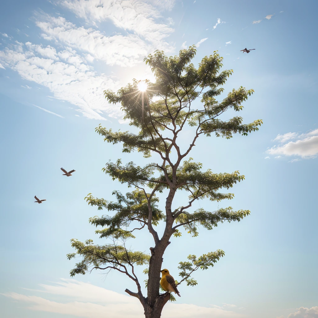 A Tree, One bird