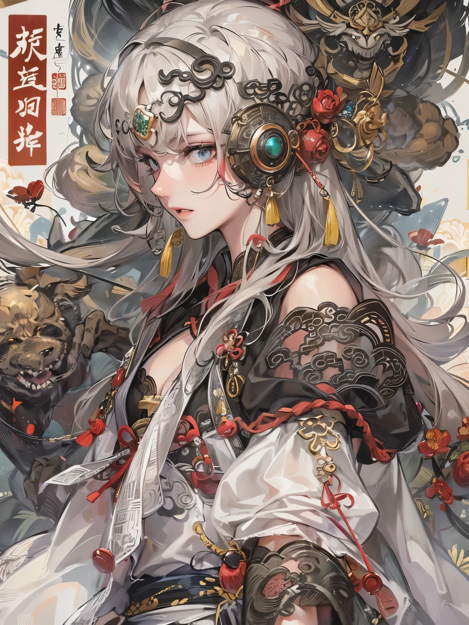 ((highest quality)),(Ultra-high resolution),(Super detailed new),(Detailed Description),((The best CG)),(A masterpiece),Ultra-detailed art,A wonderful new art form,(Art with precise detail:1.5),