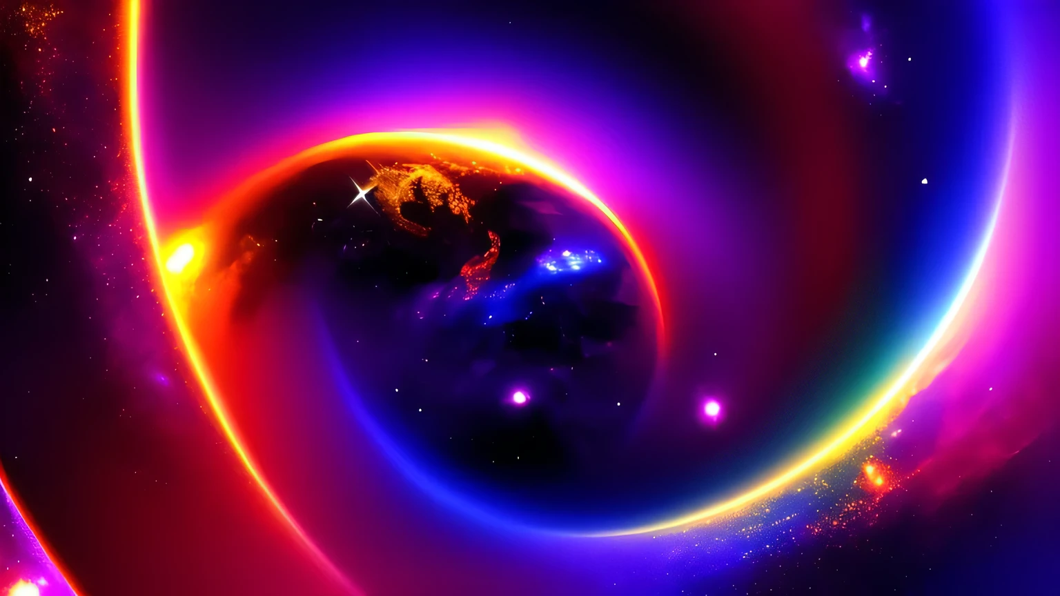 portrait of space, cosmic colors, wonderful galaxy, UHD graphic, golden ratio, 8K, Best Quality, Photorealsitic, Beautiful scenery, starry, Masterpiece, Stunning eye