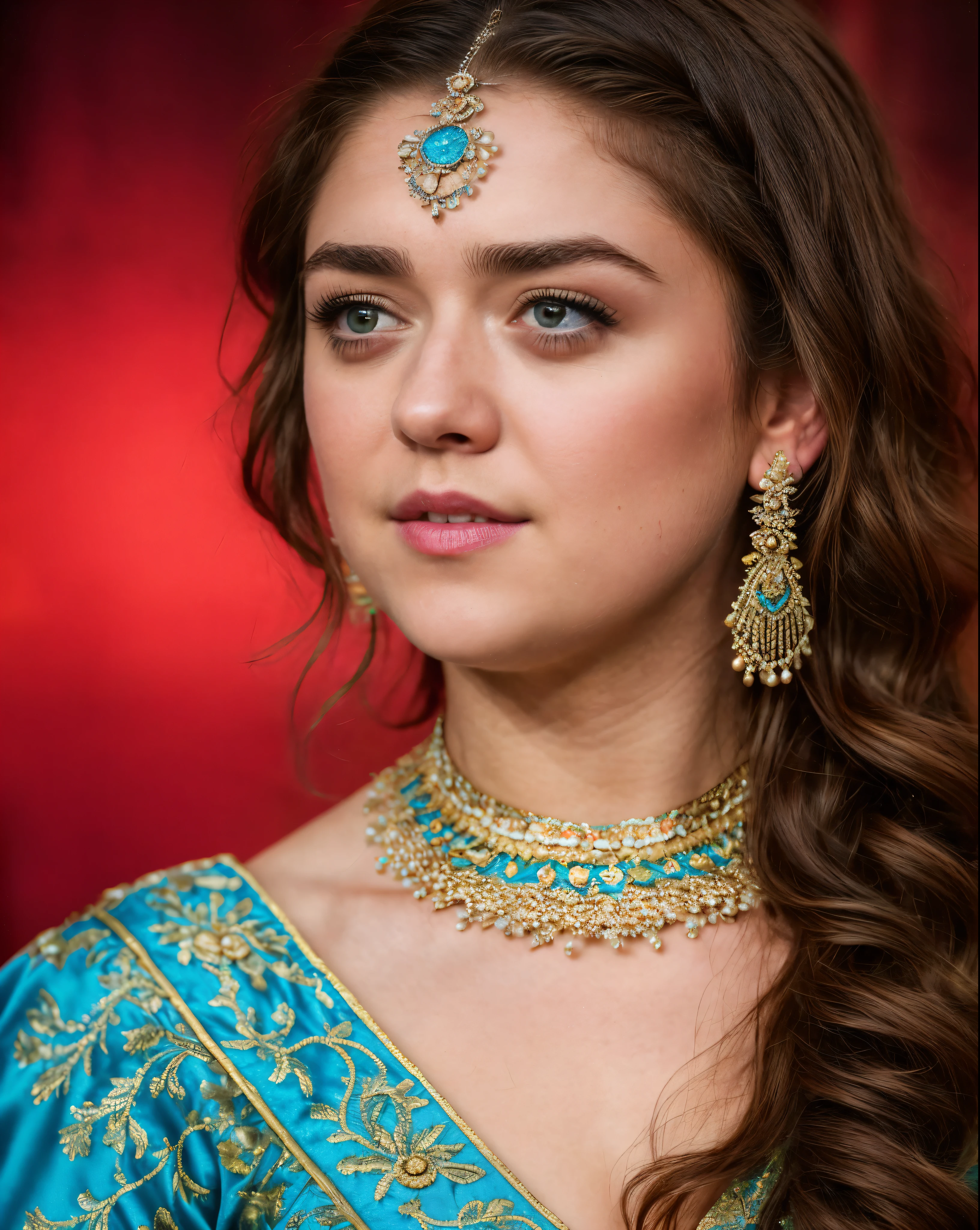 Foto RAW, Arya Stark, Stunning Beauty, Ravishing, Enchantress, Extremely gorgeous lady, Arya Stark PLAYED BY MAISIE WILLIAMS, Queen Arya Stark, she  a mature woman now, milf, sexy mediaeval battle dress, gladiator woman, body, 40 years old Woman, Roman slave dress, cotton dress, busty mediaeval costumes, body revealing costumes, perky breast, big natural breast, erotic costumes, lusty physique, seductive figure can capture every people's attention, Game of thrones costumes, revealing captivating figure, Mediaeval costumes, revealing clothes, A tomboy, she would rather fence than dance, warrior queen , game of thrones screen caps, Game of Thrones Series, (pele altamente detalhada: 1.2), 8k UHD, DSLR, soft-lighting, alta qualidade, grain of film, Fujifilm XT3, flawless picture, highly detailed, detailed Beauty, intricate, 32k, sharp picture,