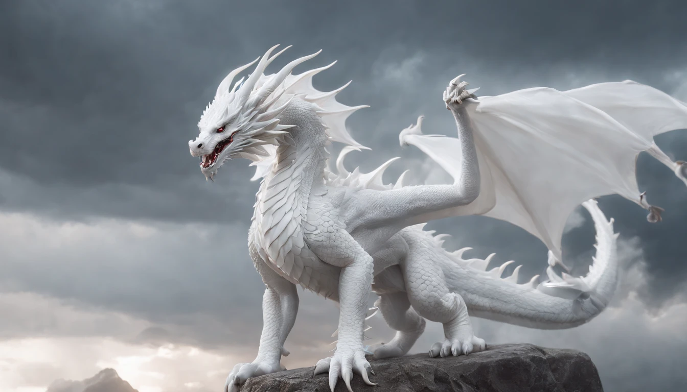 (The Divine Beast_white dragon:1.2),(Lightning,먹cloud:1.2),nine tailed fox devil fox, dynamic body type, (korean Monster), amazing, korean, 1 woman, ((whole body), ((2.5D)), floating hair, beautiful eyes, delicate eyes, Delicate silhouette, fantasy art, (Black and Red Antique Brocade Hanfu), eyesight, (masterpiece), front shot, Side portrait, Lightning,먹cloud 바탕, (movie poster), sharp, cloud, petal, emptied, sky, (wide angle lens), reminiscence