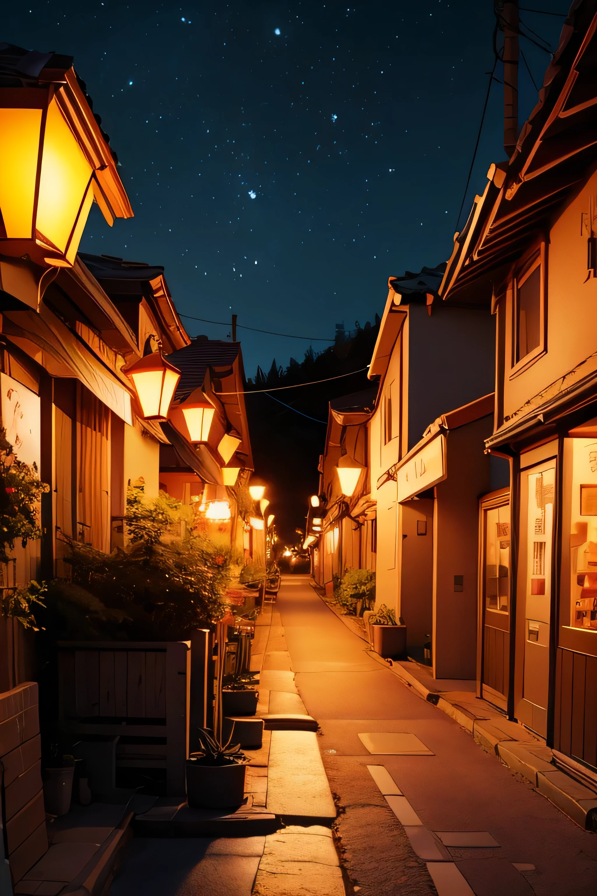 LOFI、、landscape、night、autumn、Not dark、No people、