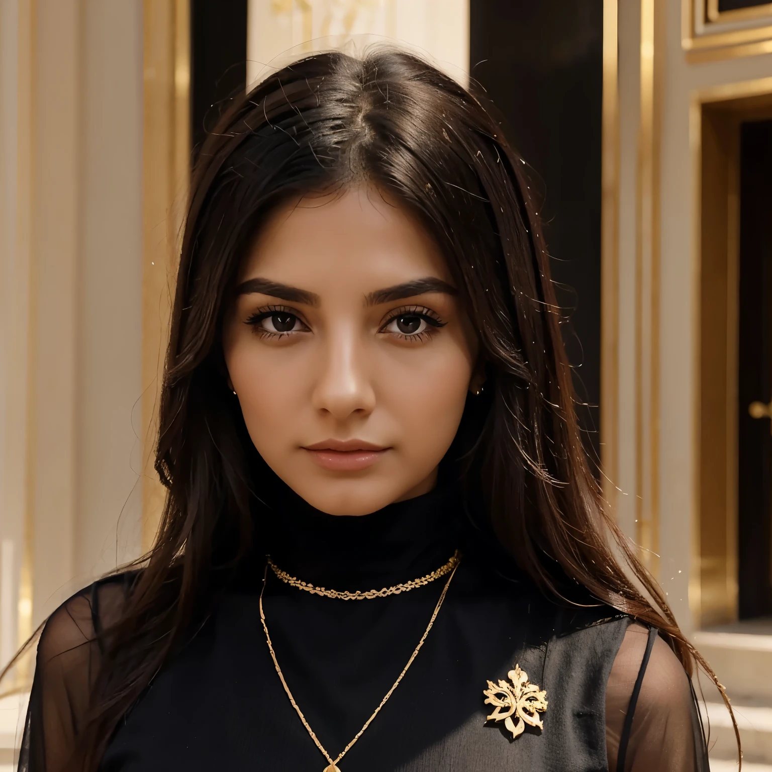 generates a logo of a luxury brand called Elia Cheibany it will be elegant and simple in black colors, white and gold