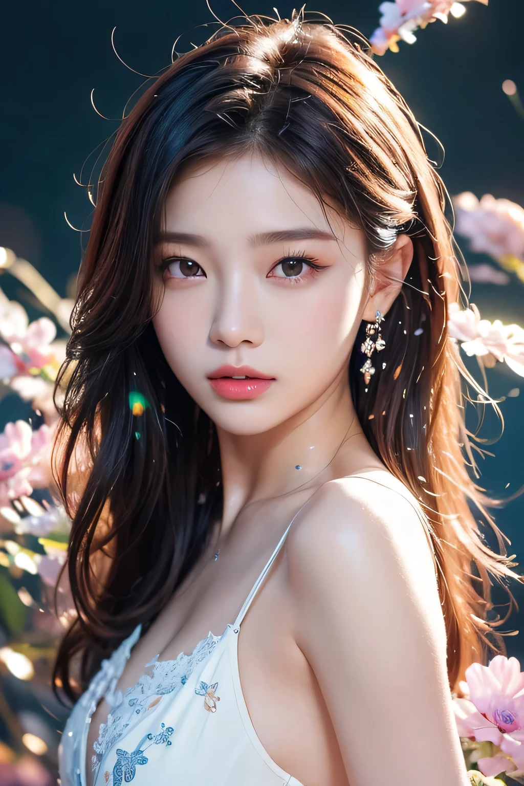 masterpiece, best quality, (extremely detailed CG unity 8k wallpaper, masterpiece, best quality, ultra-detailed, best shadow), (detailed background), (beautiful detailed face, beautiful detailed eyes), High contrast, (best illumination, an extremely delicate and beautiful),1girl,((colourful paint splashes on transparent background, dulux,)), ((caustic)), dynamic angle,beautiful detailed glow,full body, paint splash on face. Jennie kim,