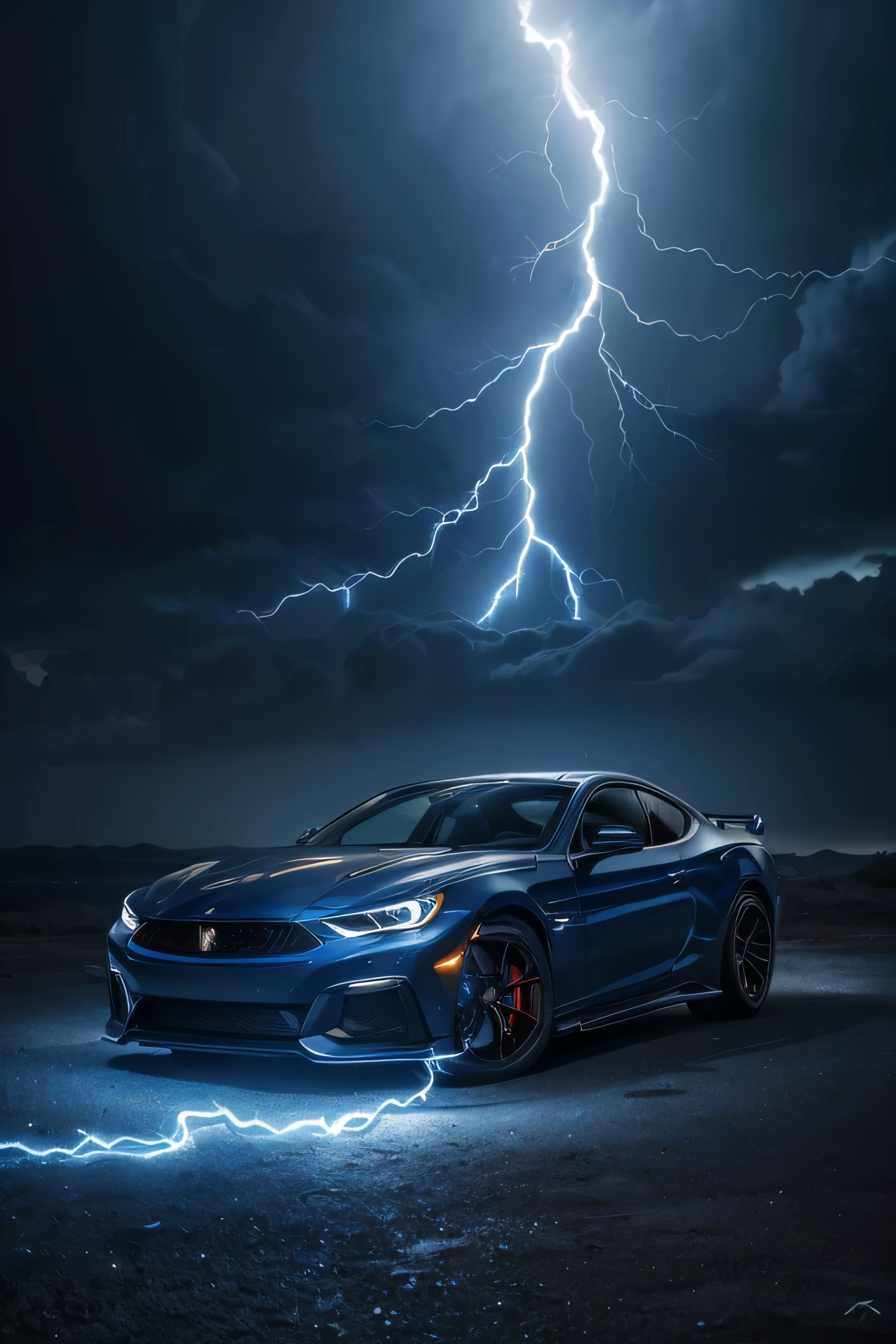 (highest quality,4K,8k,High resolution,masterpiece:1.2),Super detailed,(Realistic,photoRealistic,photo-Realistic:1.37),Dark blue background, Lightning scene, Product Showcase, Vibrant colors, Dramatic lighting