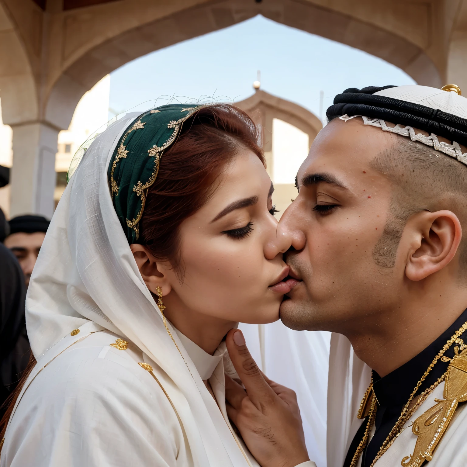 maryam nawaz sharif Kissing an Arab man