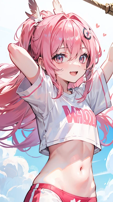 She spreads her pussy wide with both hands Pussy super super super super super super super super super enlarged Super cute cute cute cute girl blondes Shortcut hair A close-up of a cute girl in a lewd pose, spreading her pussy so wide you can see the hole inside Middle finger up Pink Hair