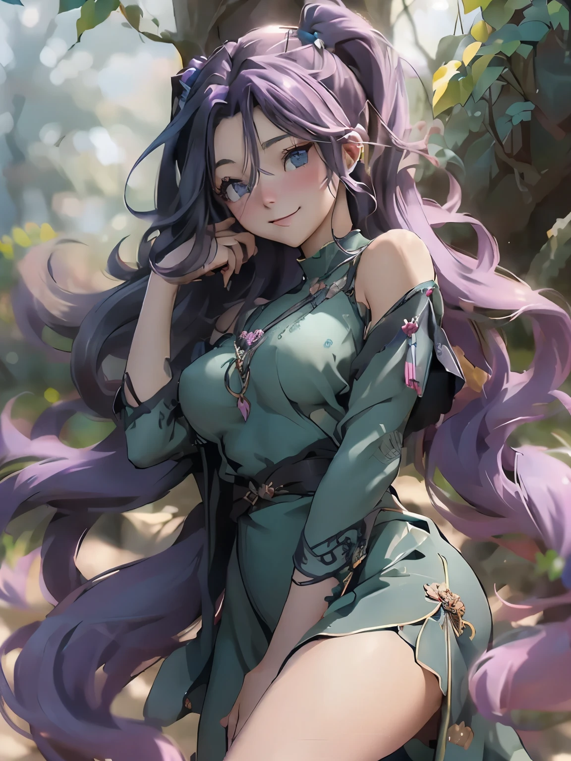 (masterpiece、highest quality、highest quality、Official Art、Beautiful and beautiful:1.2)、(One girl:1.3)Hatsune Miku、Twin tails,Big Breasts,(masterpiece:1.3, highest quality, Ultra-high resolution, Very detailed), (Realistic, photoRealistic:1.4), Beautiful illustrations, Perfect lighting, Natural light, colorful, Written boundary depth, ,
Beautiful detailsまでこだわった髪, Beautifully detailed face, Beautiful details, Beautiful clavicle, Beautiful body, Beautiful breasts, Beautiful thighs, Beautiful legs, Beautiful fingers,
View your audience, 1 girl, Japanese, high School girl, (Perfect Anatomy, Anatomically correct), Cute and symmetrical face, Baby Face, Perfect Face, Perfect Eyes, Shiny skin, thin,
(Long Hair:1.7, Wavy Hair:0.8, Blue Hair), Antenna Hair, Hair between the eyes, Emerald green eyes, Long eyelashes, (Big Breasts:0.8, Captivating thighs),
((Long sleeve light purple knit dress, Black tube top)),
(Beautiful views), summer, evening, (School), (Cute Smile, Upward glance),