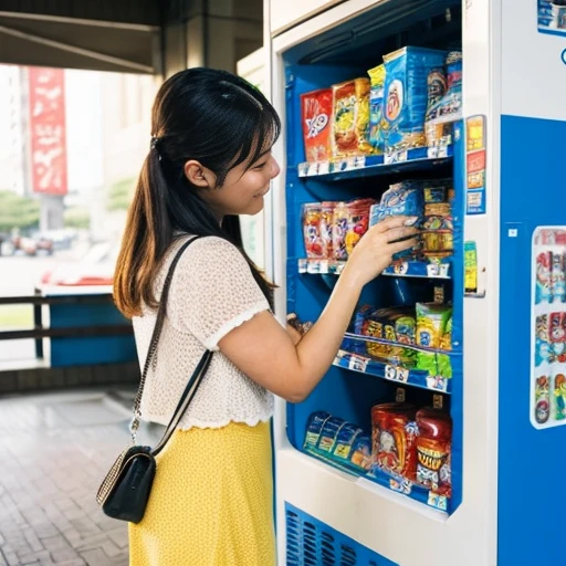When I was reincarnated, I was a vending machine、girl
