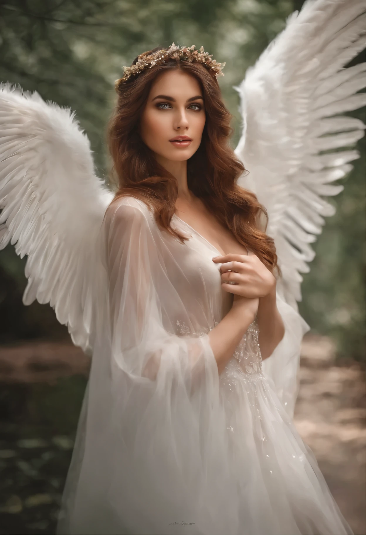 You are the perfect angel in my eyes，Please stay by my side always face forward