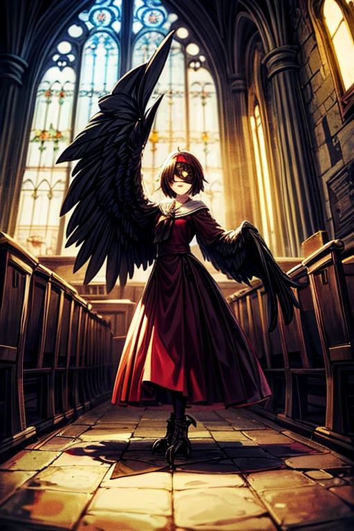 Harpy　church choir　squad　blindfold　FEATHERHand　Illust