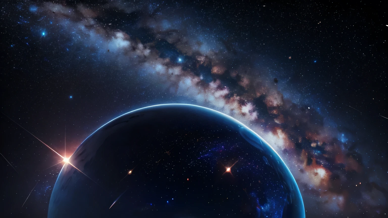 galaxy, space, milky way, no character,