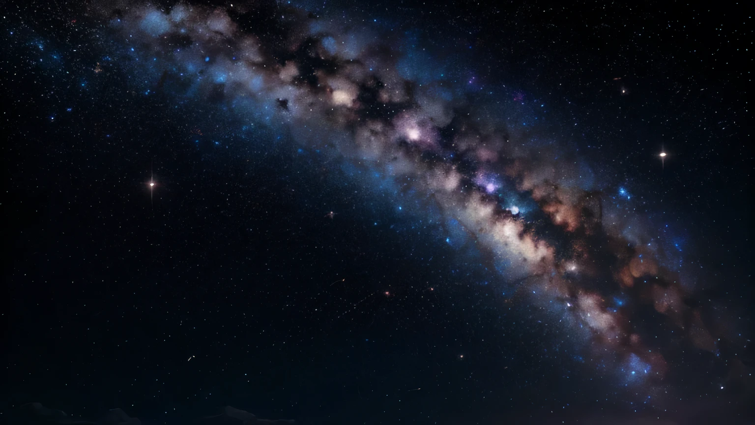 galaxy, space, milky way, no character,