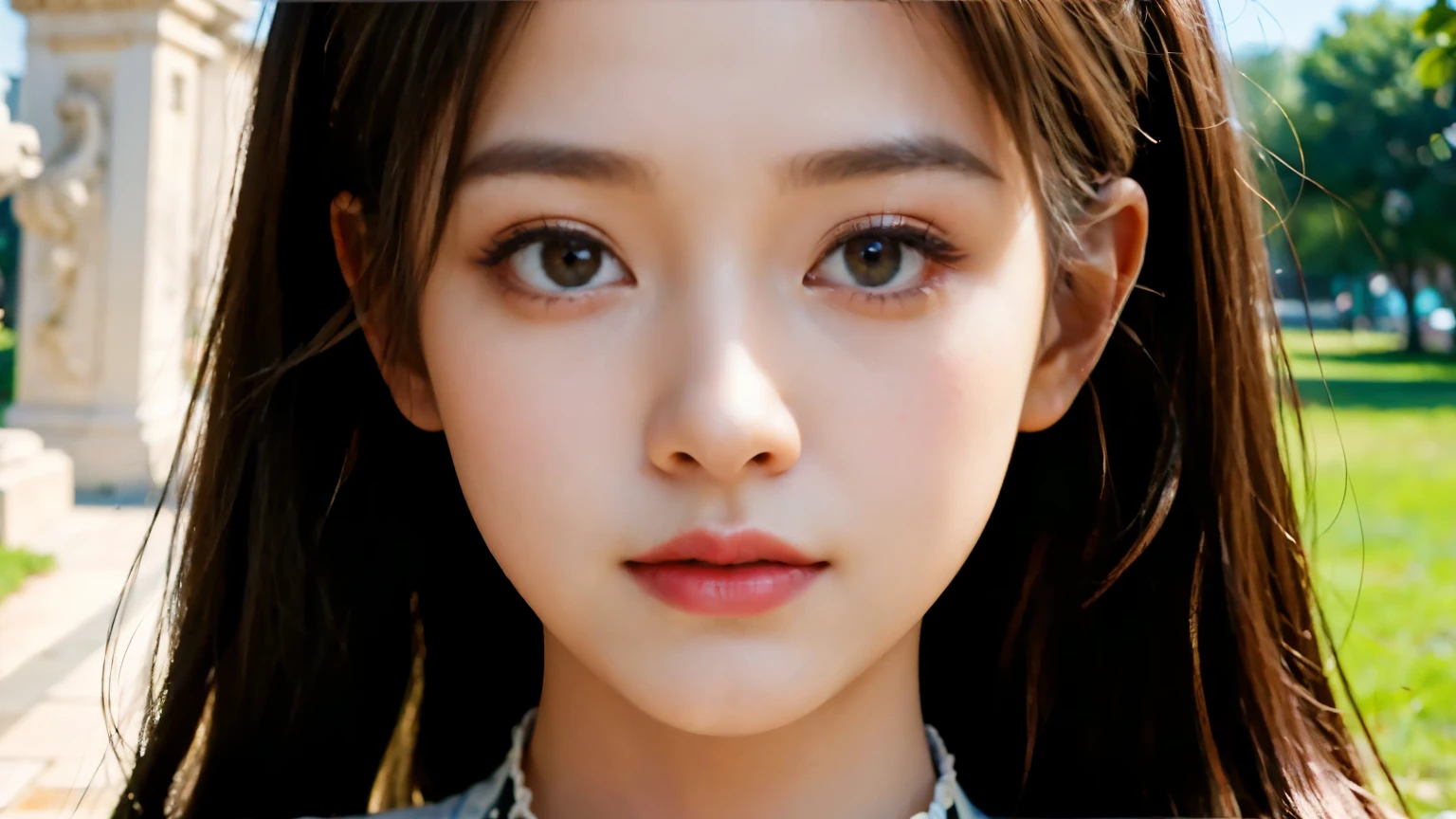 (masterpiece, 最high quality:1.2), One woman, masterpiece, Best image quality, high quality,(Super detailed), (8K), extreme face close-up shot、Let&#39;s draw just the eyes.,Japanese、Shoot from the front、Make the image symmetrical、Symmetrical eyes、Natural Makeup