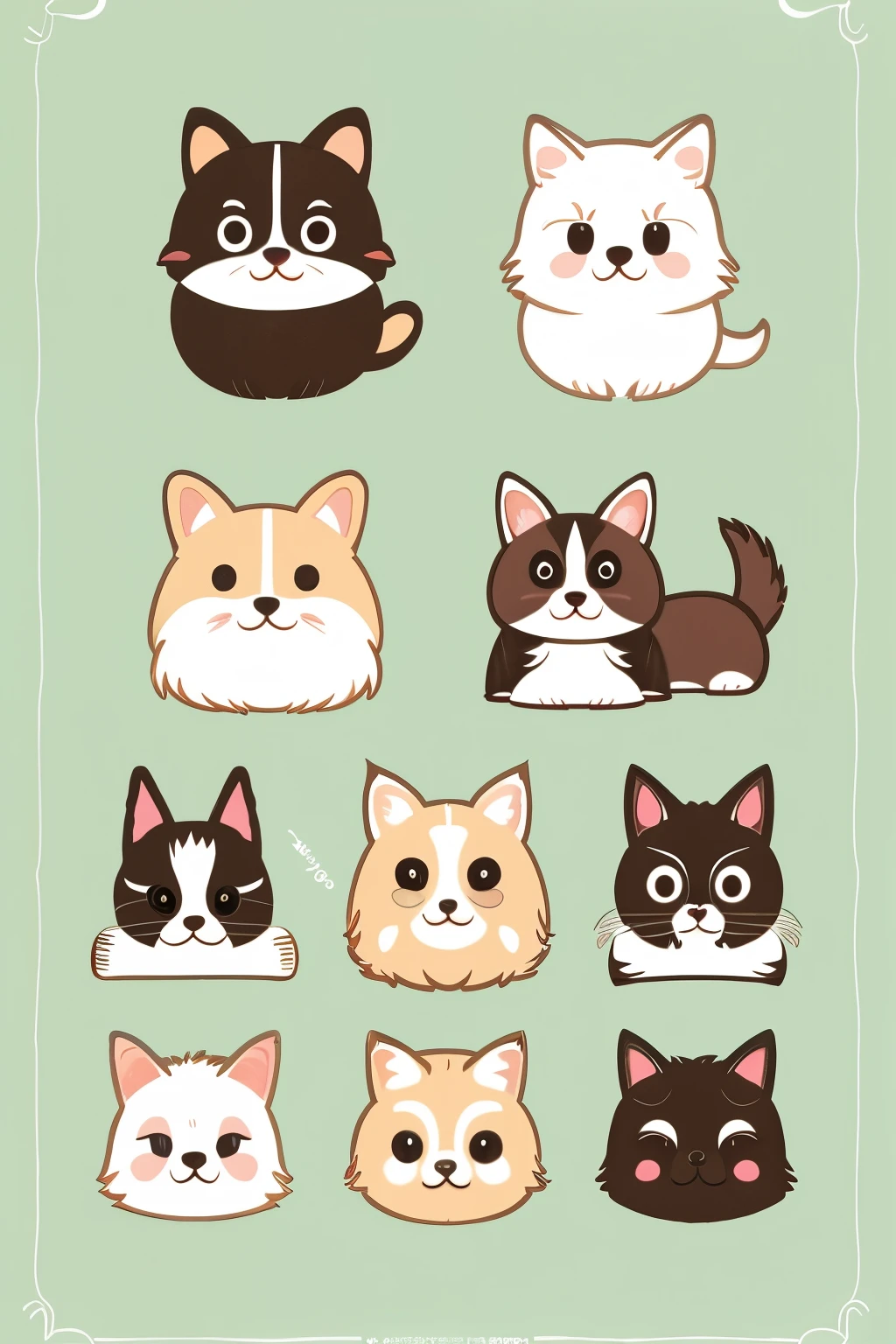 An illustration Mascots dog