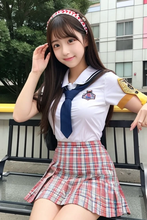 Cute Girls､Idol､high school girl､pure､mini skirt､sit