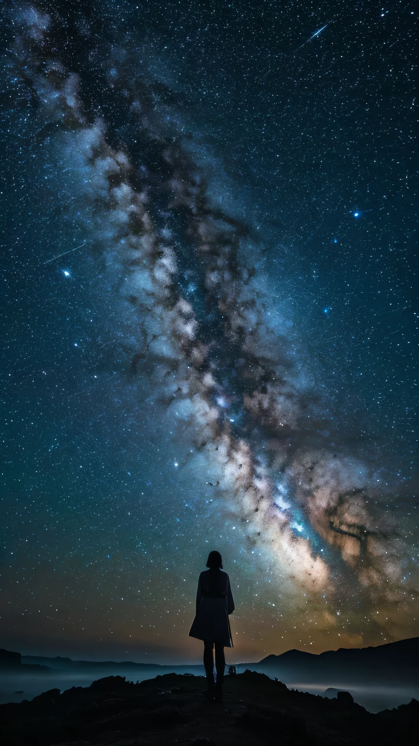 Highest quality,Fantasy,milky way