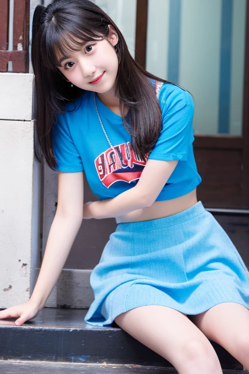 high-level image quality、hight resolution、ars old girl、Young Face、小柄、japanes、a beauty girl、Idol singer、stage、 Appeal Pose、her legs are spread obscenely、Provocative、Shooting from directly below、Open crotch、