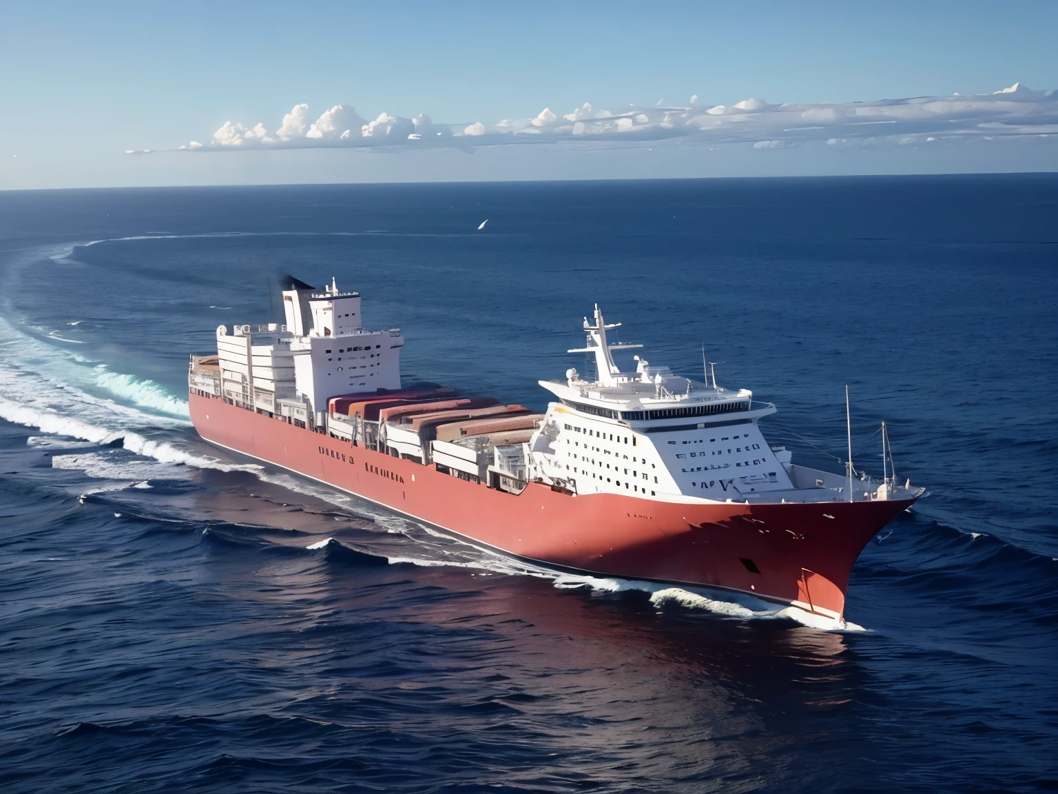 mar, navios de carga no mar, navios de transporte, oceano
