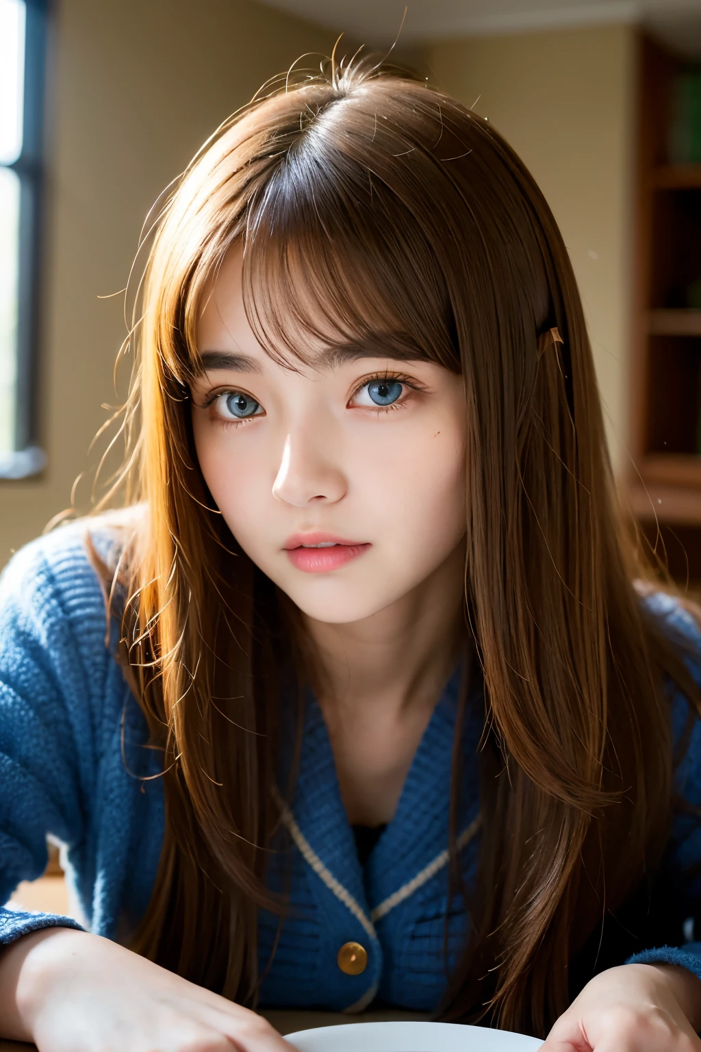 ((highest quality)), ((Tabletop)), (detailed), Perfect Face、12-year-old girl、camisole、The lender's organization is very short、he is short、Laughter、city(Tokyo cityscape)