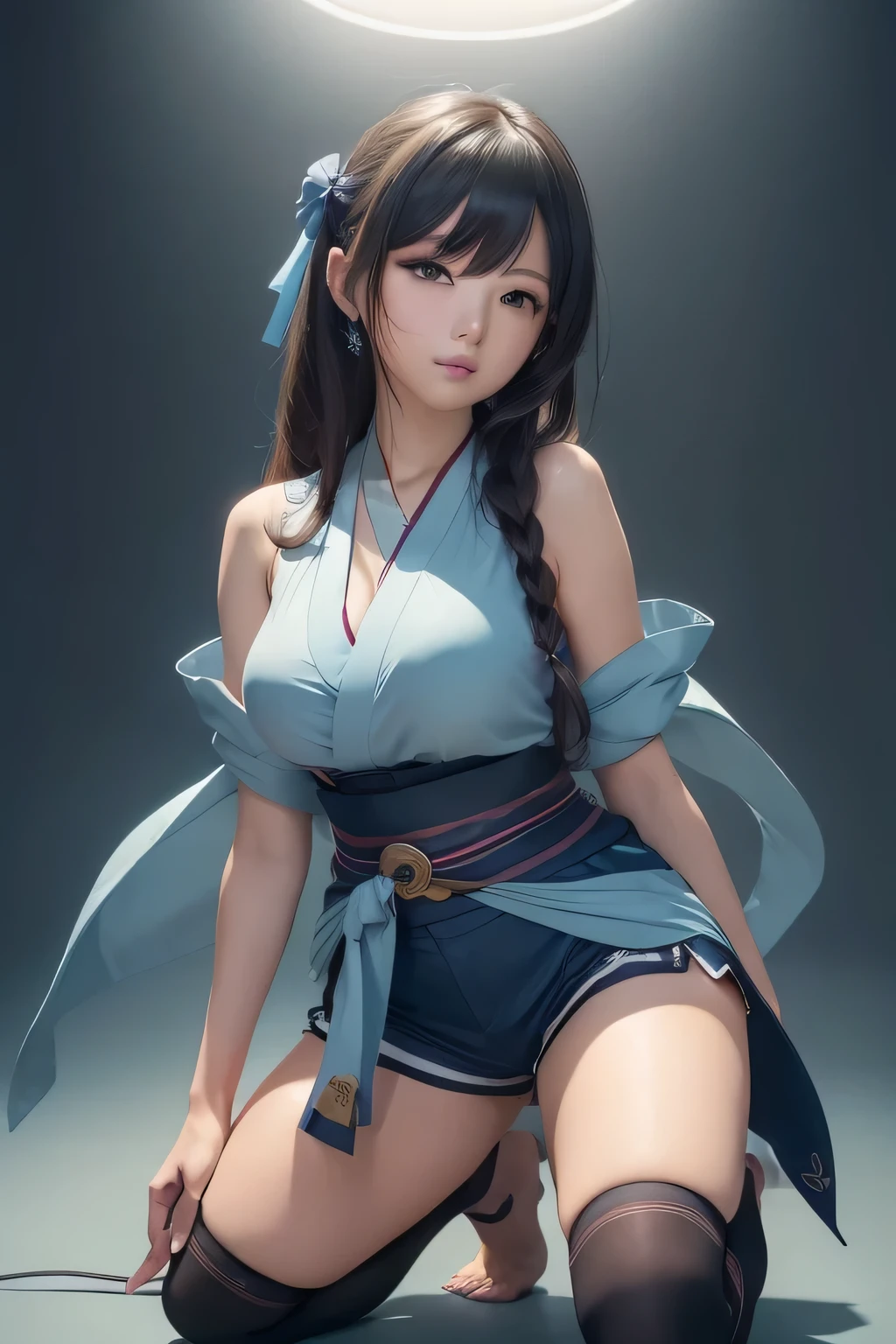 10 Year old girl Being smacked on the ass harshly by his father, midnight, in a house, shout, midnight, masterpiece, Realistic, Korea person, Well-formed look, hightquality, Clean clothes, slender body, A woman is rolled up her skirt with no panty by her father
