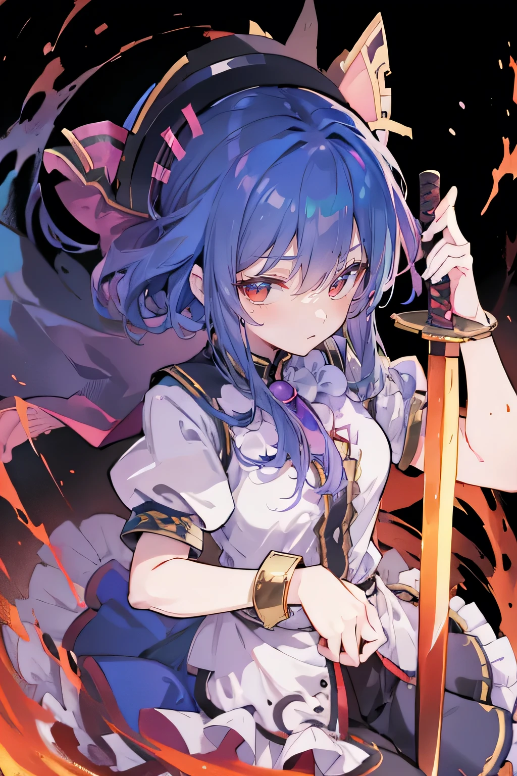 Anime girl holding a sword in the fire, Anime epic artwork, 4k Anime Wallpaper, Anime Art Wallpaper 4K, Anime Art Wallpaper 4k, Anime Wallpaper 4k, anime art wallpaper 8 k, Anime Wallpaper 4 k, Bad guy anime 8k, Anime Wallpaper, Anime Wallpaper, hd Anime Wallpaper, Anime style 4k, 4k comics wallpaper