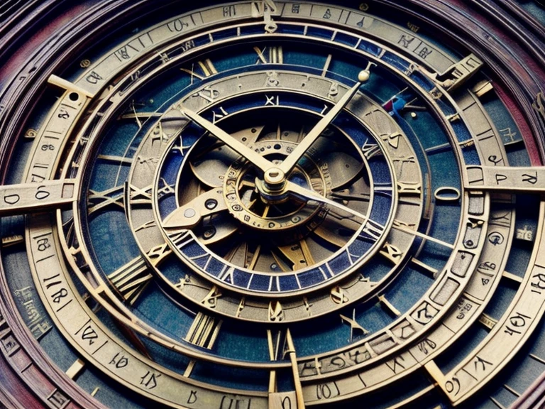 astronomical clock mechanism mechanical complex extraordinary, Antikythera Mechanism, astrolabe, ((plan large, interior view of the mechanism, multiples rouages complexes, very accurate, full details, precision clock, ruby sapphire emerald color mix ))