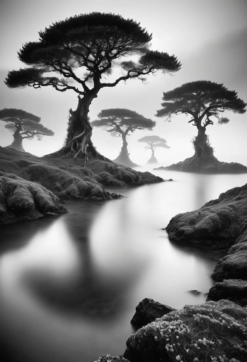 B&W, by Pierre Pellegrini, best quality, masterpiece, very aesthetic, perfect composition, intricate details, ultra-detailed