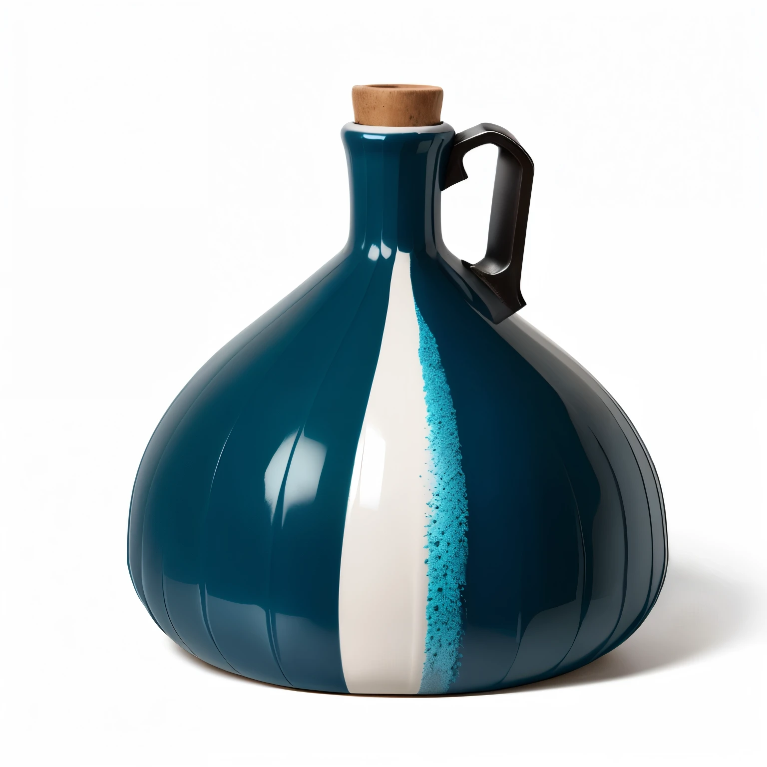 Ceramic bottle,Ceramic texture,Heavy,Slim shape,The surface has undulating texture