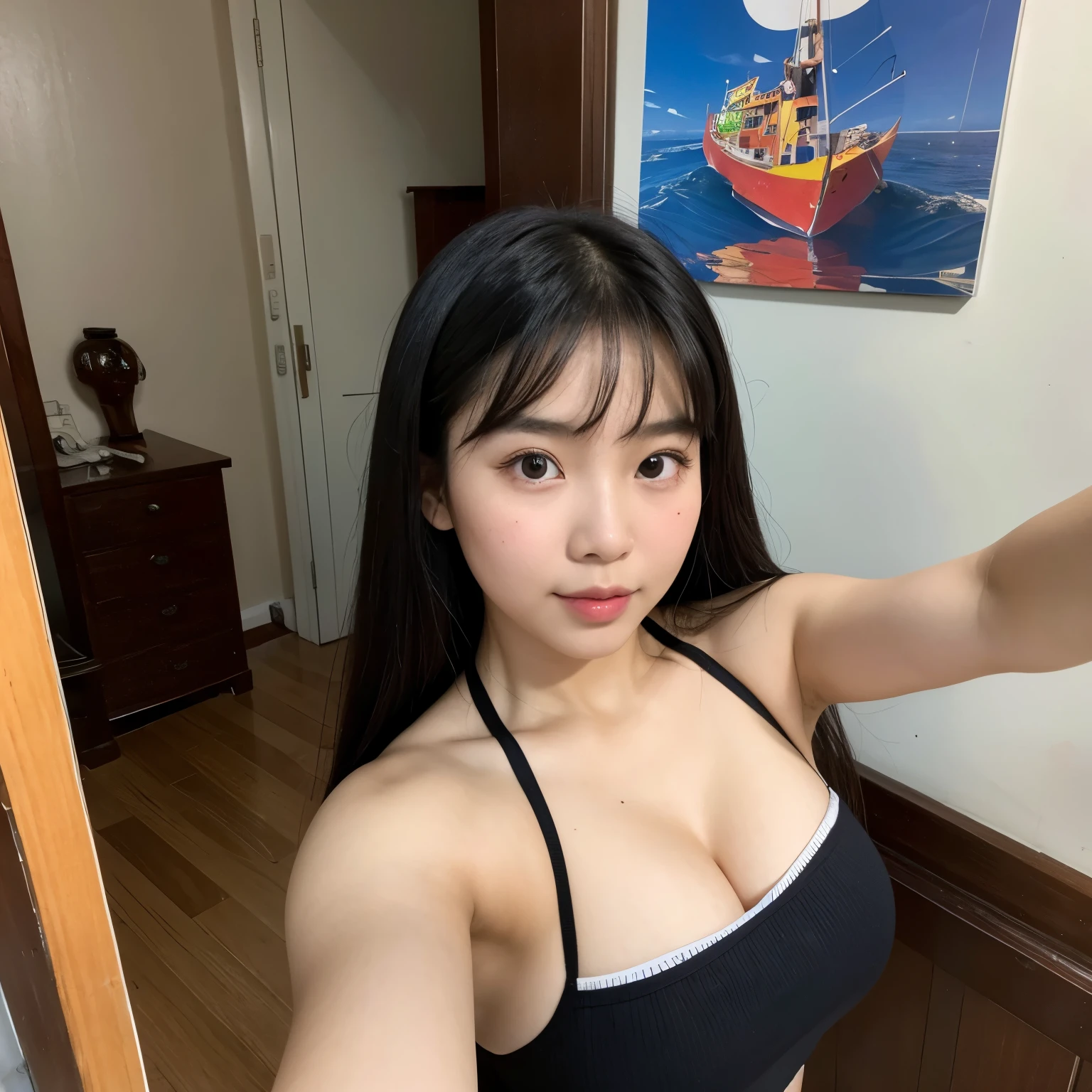 Young Vietnamese girl, selfie